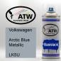 Preview: Volkswagen, Arctic Blue Metallic, LK5U: 400ml Sprühdose, von ATW Autoteile West.